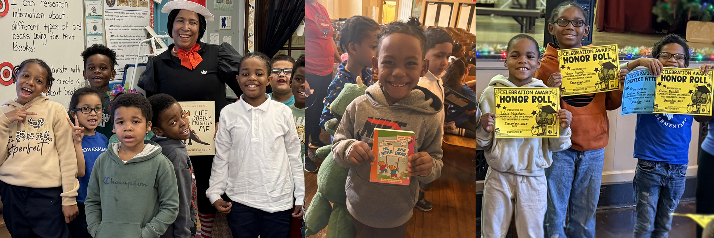 Students at William Rowen Elementary School.